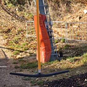 Die Winterbügel hängen