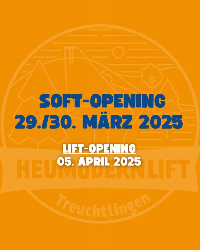 Morgen geht’s endlich los! Wir starten soft 🍦in die neue Saison 2025! 🧡 
Am Wochenende testen wir während des Betriebes nochmal alles auf Herz und Nieren, während ihr schon die ersten Loops fahren könnt! 
Am 5. April heißts dann offiziell: 2025 Lets shred! ❤️‍🔥

Testet auch gerne unseren neuen Kassenautomat direkt an der Heumödernlift-Talstation. 

Er hat folgende Funktionen: 

🧡Tickets kaufen
🧡Tickets nachdrucken, z.b. QR-Code von Onlineticket scannen und Ticket auf Ticketpapier kommt raus
🧡Punkteticket prüfen, wieviele Fahrten noch frei sind
🧡Anzahl der Liftfahrten von gescannten Ticket anzeigen

Wir freuen uns auf euch! 🫶🏼